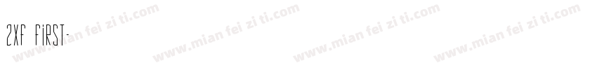 ZXF First字体转换